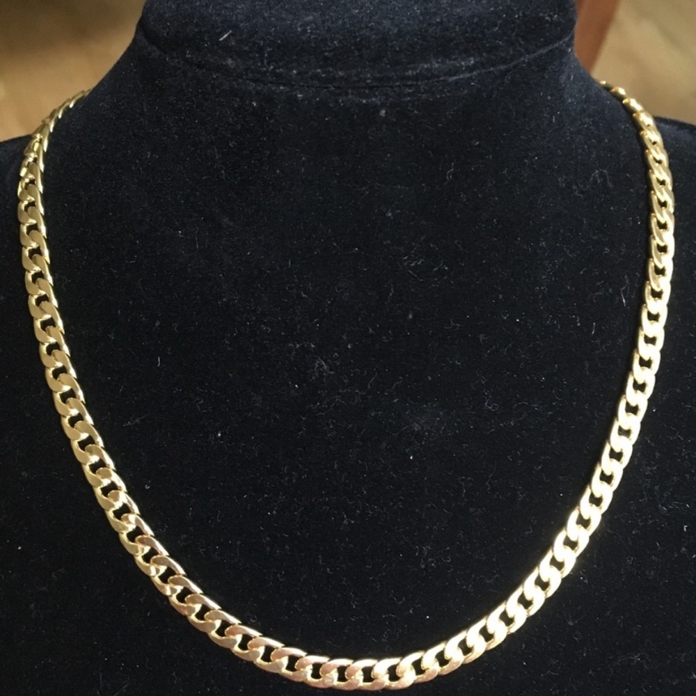 18k Gold Plated Cuban Link Chain